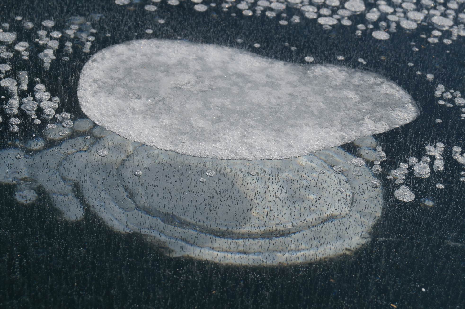 Ice formation, Toronto Islands