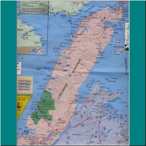 Northern Peninsula map